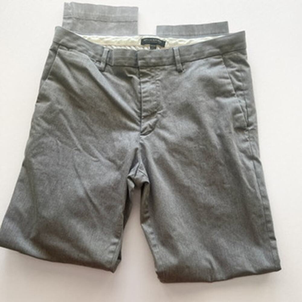 Banana Republic Grey Men's Mason Tailored Fit Slacks 33x34 Corpcore Wear to Work